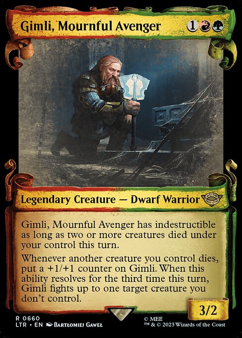 LTR: Gimli, Mournful Avenger (Showcase Scrolls)