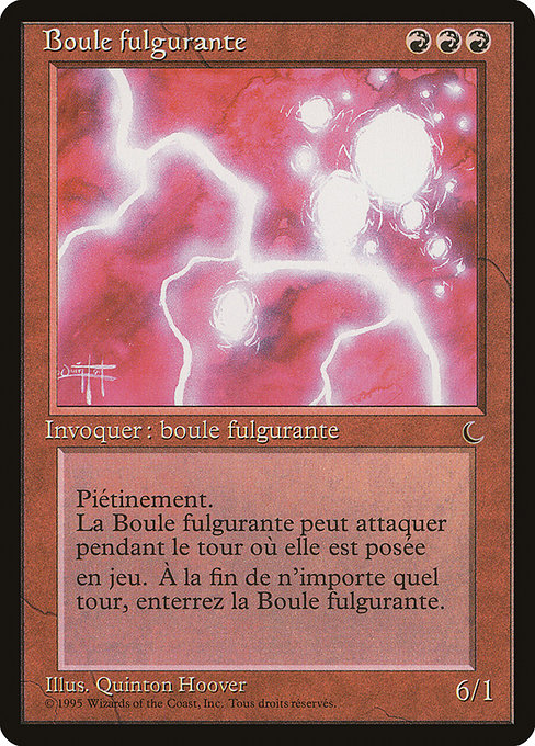 REN: Ball Lightning (French) - "Boule fulgurante"