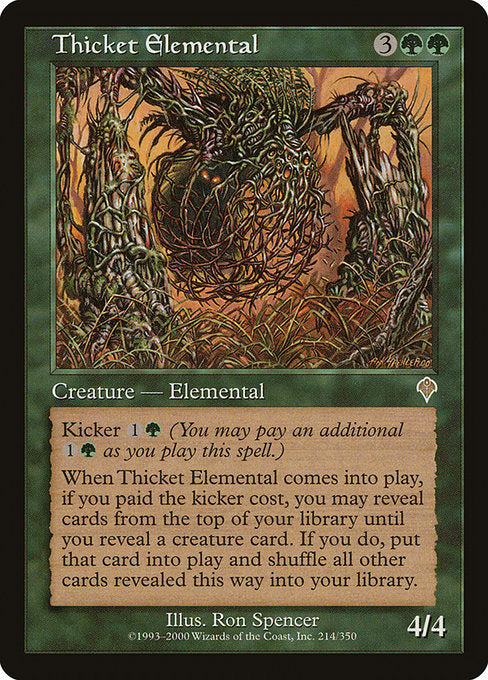 INV: Thicket Elemental