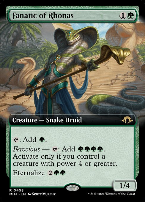 MH3: Fanatic of Rhonas (Extended Art) (Foil)