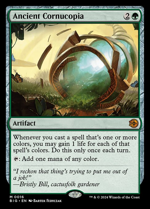 mtg card store near me BIG: Ancient Cornucopia (Foil)