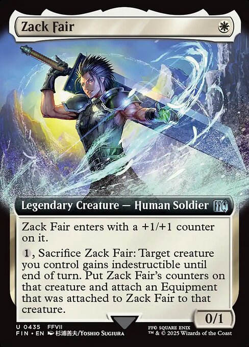 FIN: Zack Fair (Extended Art) (Foil)