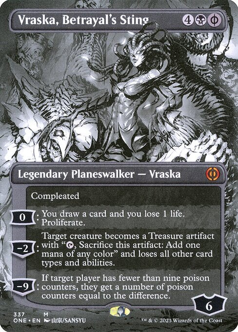 ONE: Vraska, Betrayal's Sting (Borderless) (Foil)