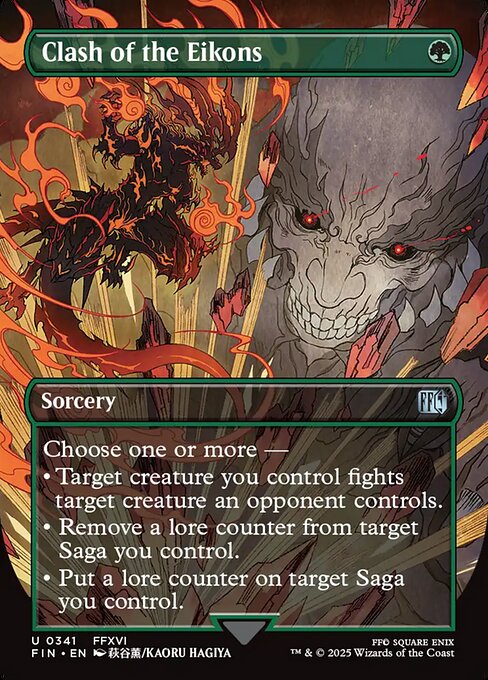 FIN: Clash of the Eikons (Borderless) (Foil)