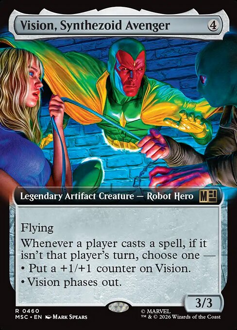 MSC: Vision, Synthezoid Avenger (Extended Art)