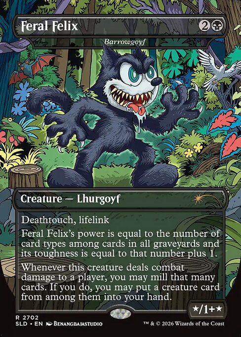 SLD: Feral Felix - Barrowgoyf (Foil)