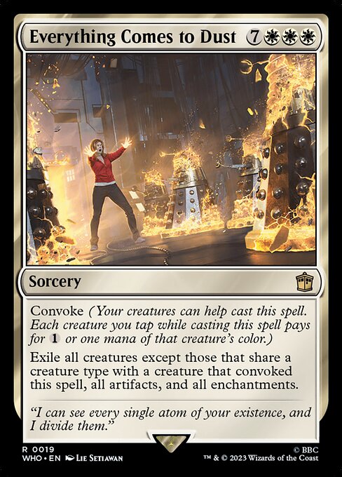 WHO: Everything Comes to Dust