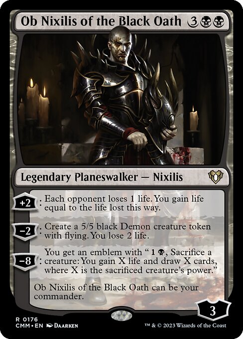 CMM: Ob Nixilis of the Black Oath (Foil)