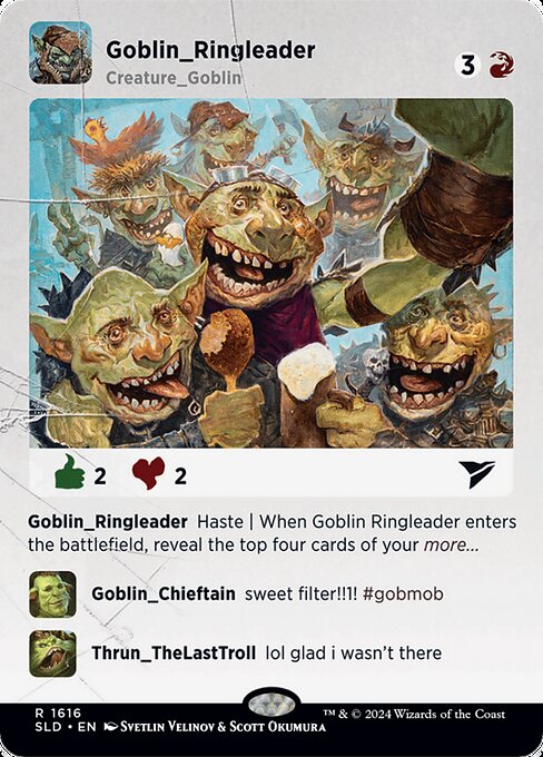 SLD: Goblin Ringleader (Foil)