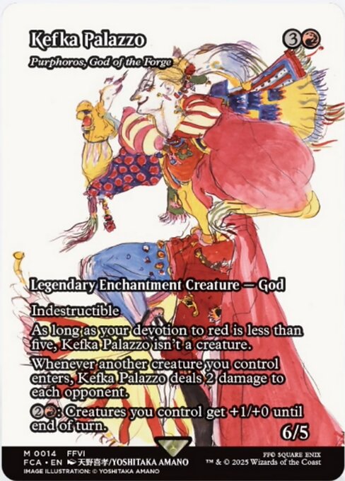 FCA: Kefka Palazzo - Purphoros, God of the Forge (Showcase) (Foil)
