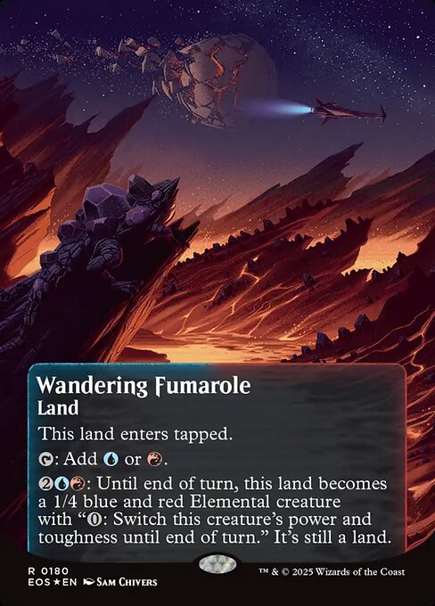 EOS: Wandering Fumarole (0180) (Borderless) (Galaxy Foil)