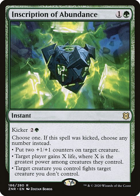 ZNR: Inscription of Abundance (Foil)
