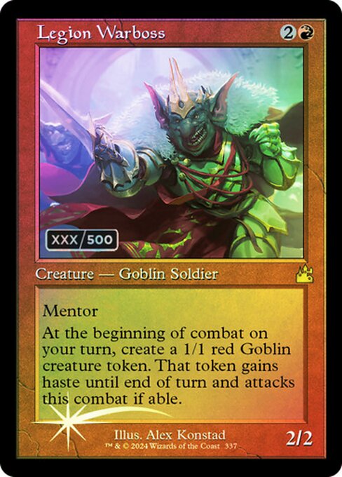RVR: Legion Warboss (Retro Frame) (Serial Numbered) (Foil)