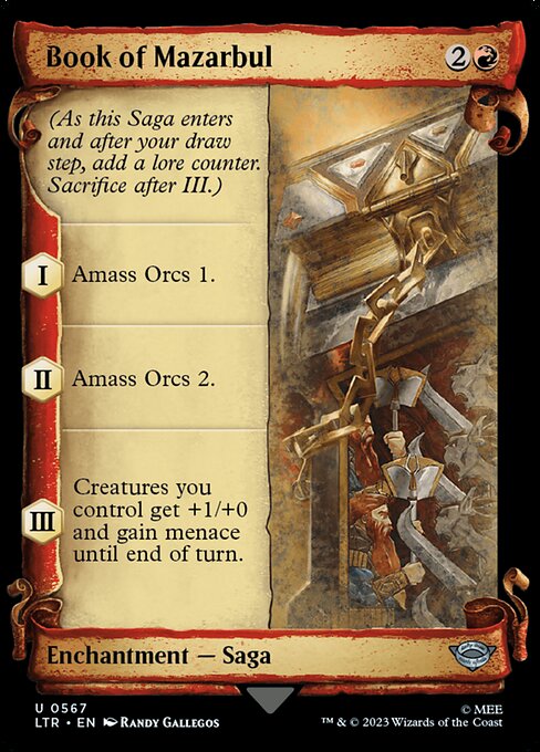 LTR: Book of Mazarbul (Showcase Scrolls) (Foil)