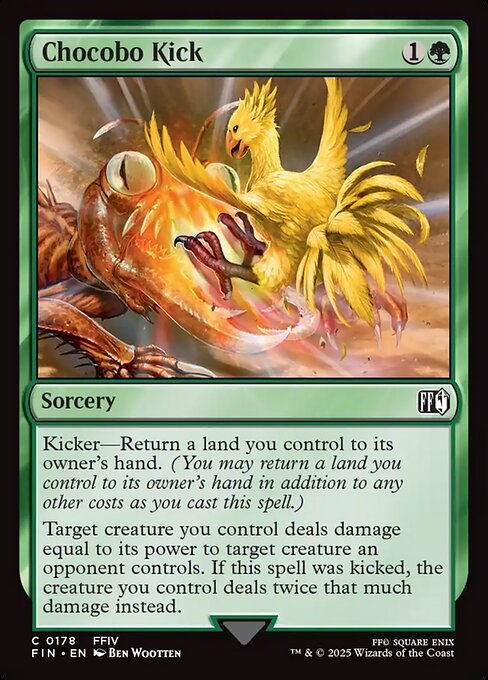 FIN: Chocobo Kick