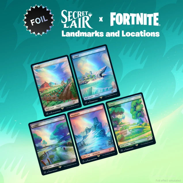 Secret Lair Drop Series: Fortnite: Landmarks and Locations - Traditional Foil Edition