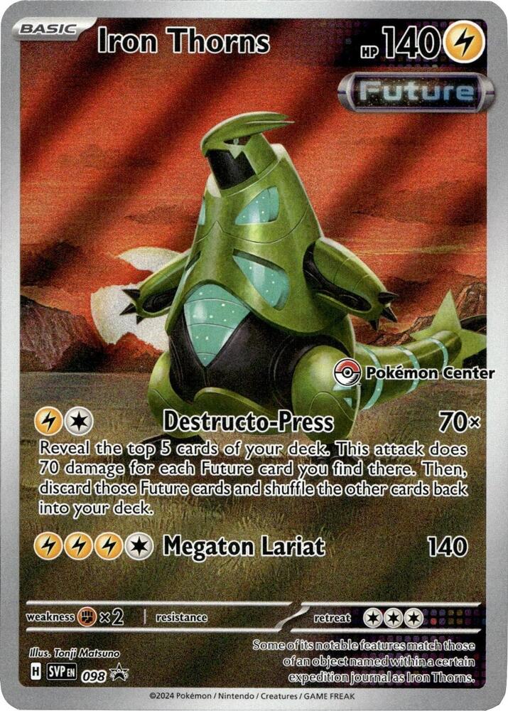 SVP: Iron Thorns - 098 (Pokemon Center) (Holofoil)
