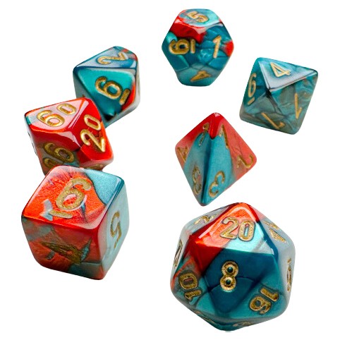 Chessex: Gemini Mini 7-Dice Set