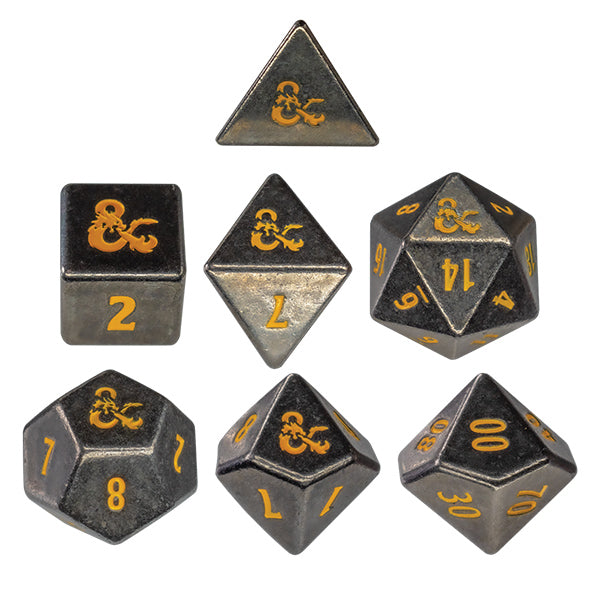 D&D: Heavy Metal Realmspace 7 RPG Dice Set
