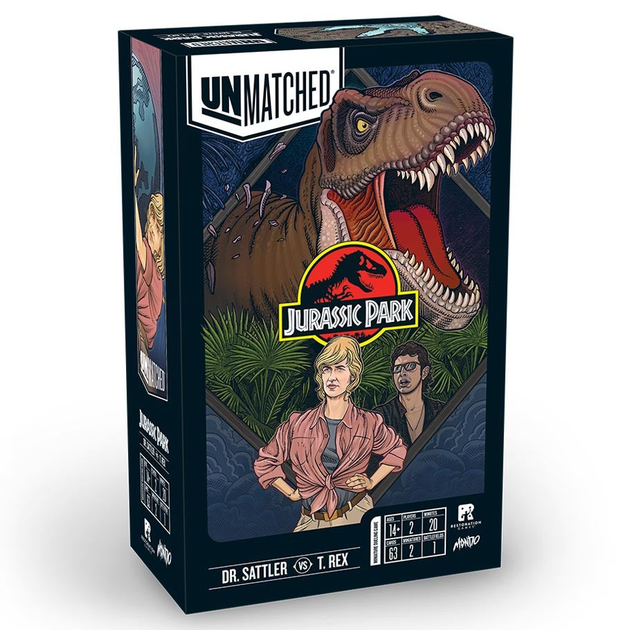 Unmatched Jurassic Park Sattler vs T-Rex