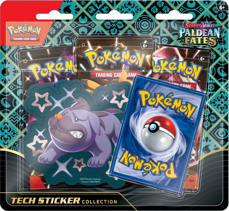 Scarlet and Violet 4.5: Paldean Fates Tech Sticker Collection