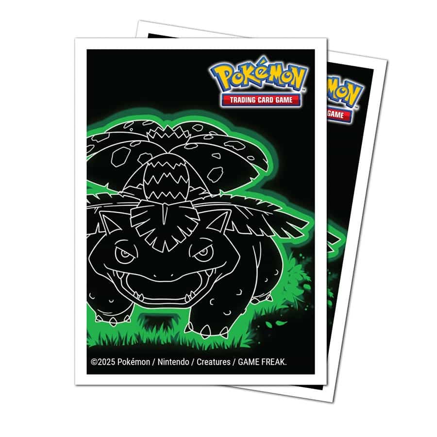 Ultra Pro: Pokemon Deck Sleeves - Neon Kanto Venusaur
