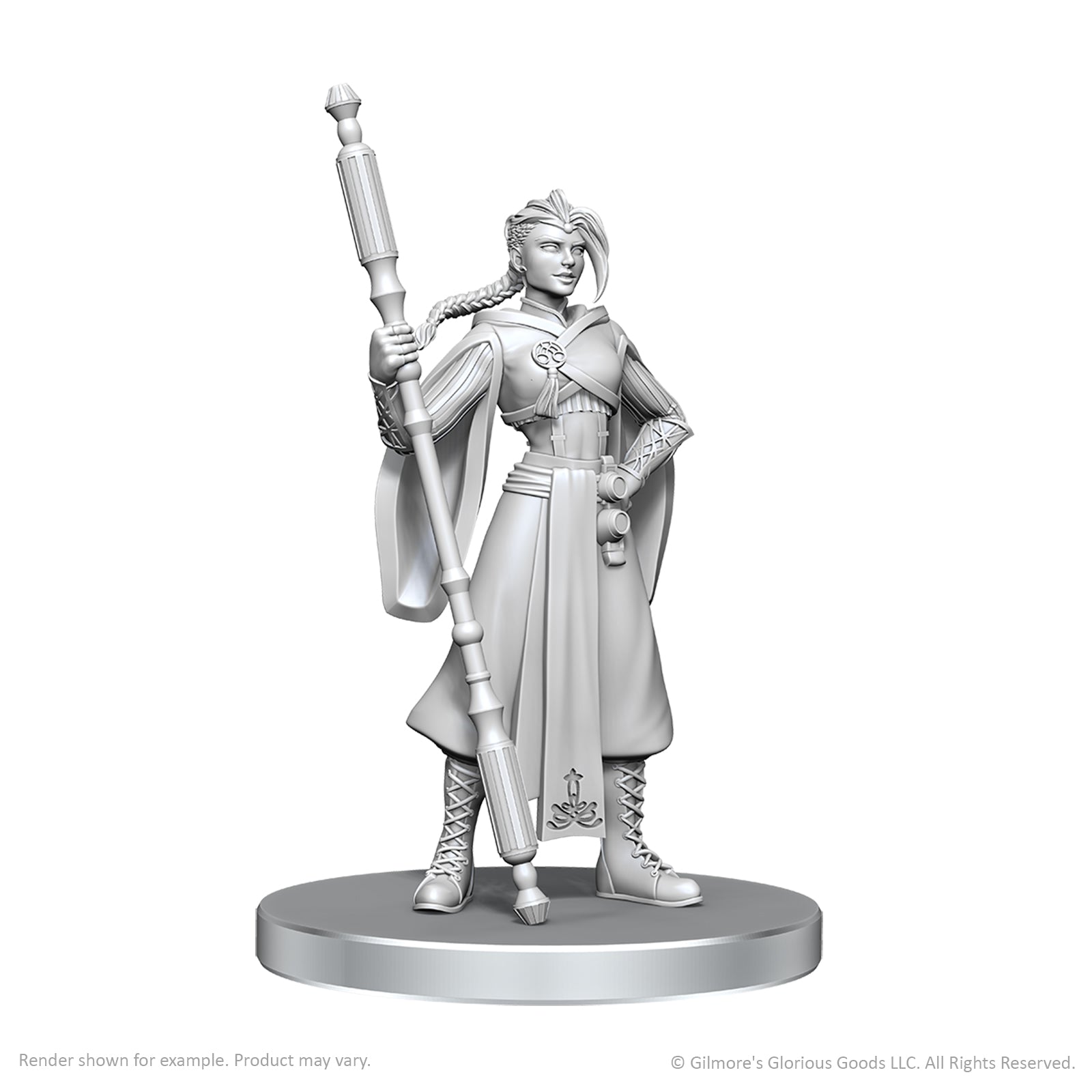 D&D Critical Role Unpainted Miniatures: Beauregard Lionett & Caleb Widogast