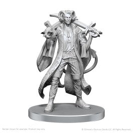 D&D Critical Role Unpainted Miniatures: Mollymauk Tealeaf & Caduceus Clay