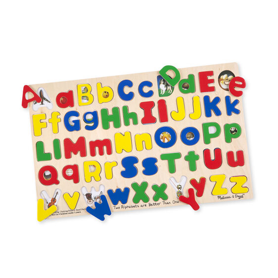 Upper and Lowercase Alphabet Puzzle