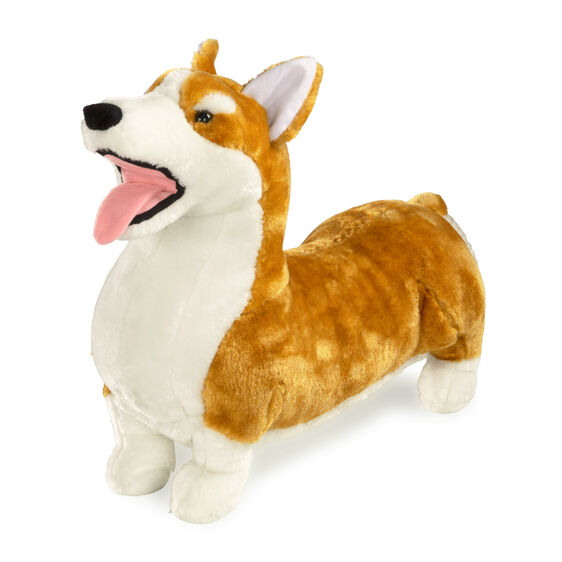 Lifelike Corgi Plush