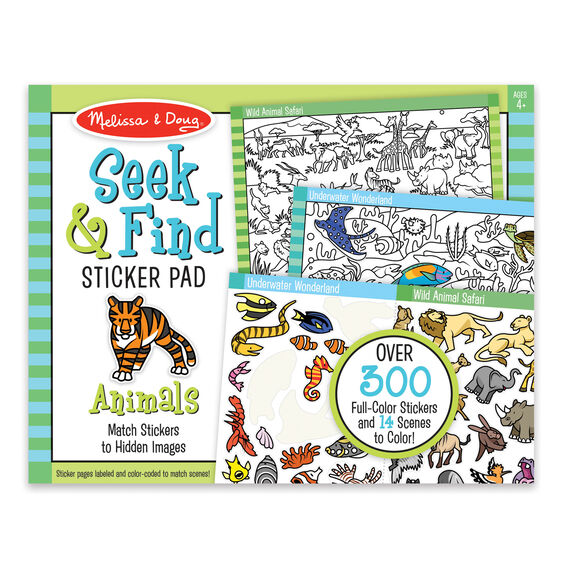 Seek & Find Sticker Pad: Animal