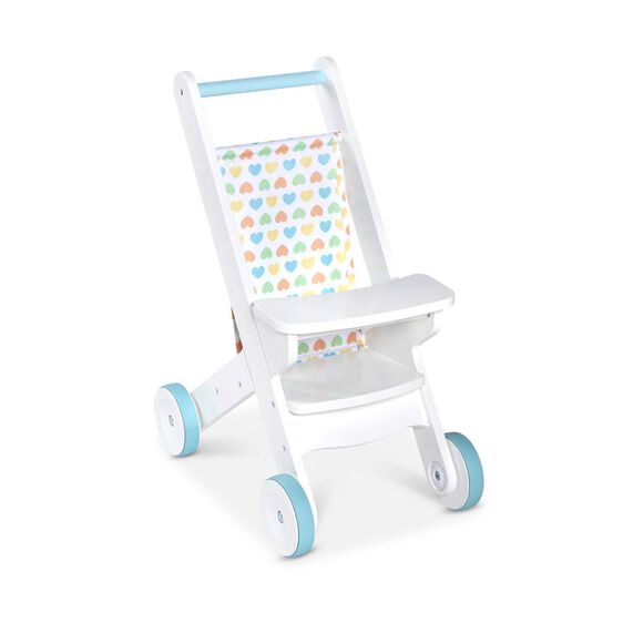 Mine to Love Wooden Play Stroller