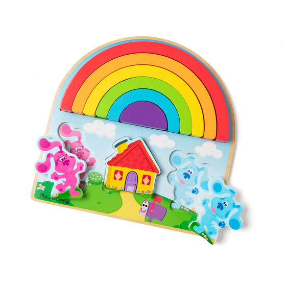 Blue's Clues & You! Wooden Rainbow Stacking Puzzle