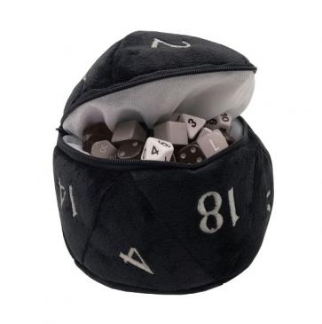 D20 Plush Dice Bag