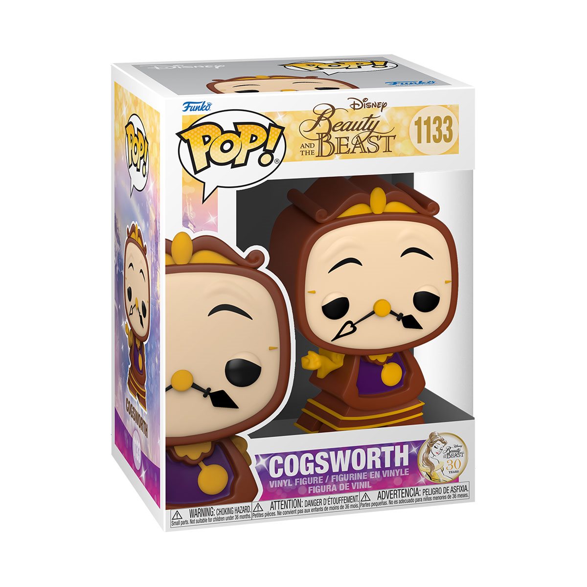 Beauty and the Beast: Cogsworth Pop! Vinyl Figure (1133)