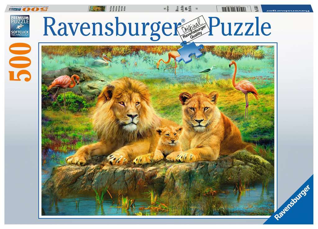 Lions of the Savannah (500 pc puzzle)
