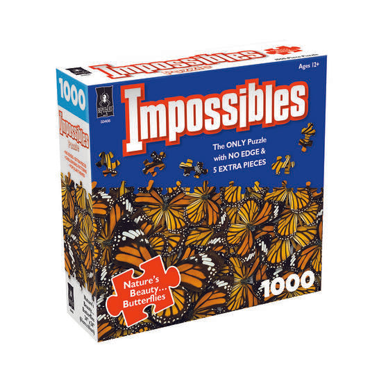 Impossibles Puzzle: Butterfly Kisses (1000pc Puzzle)