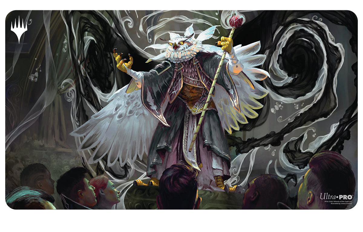 Magic the Gathering Playmat: Strixhaven - Silverquill Commander Breena, The Demagogue