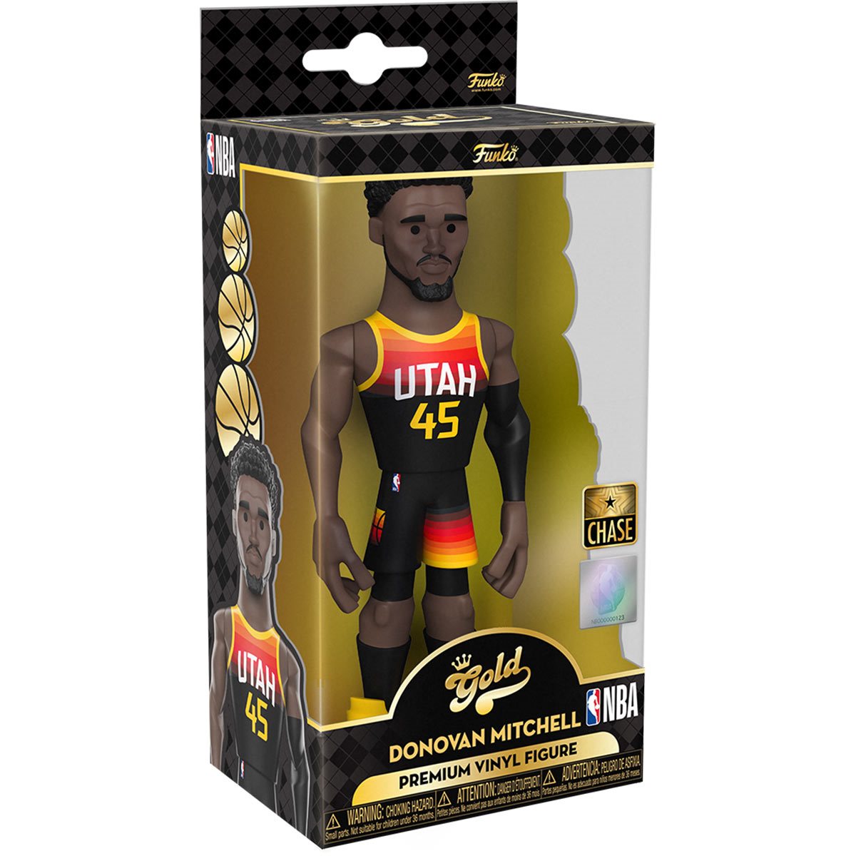 NBA: Utah Jazz Donovan Mitchell Funko Gold - Premium Vinyl Figure
