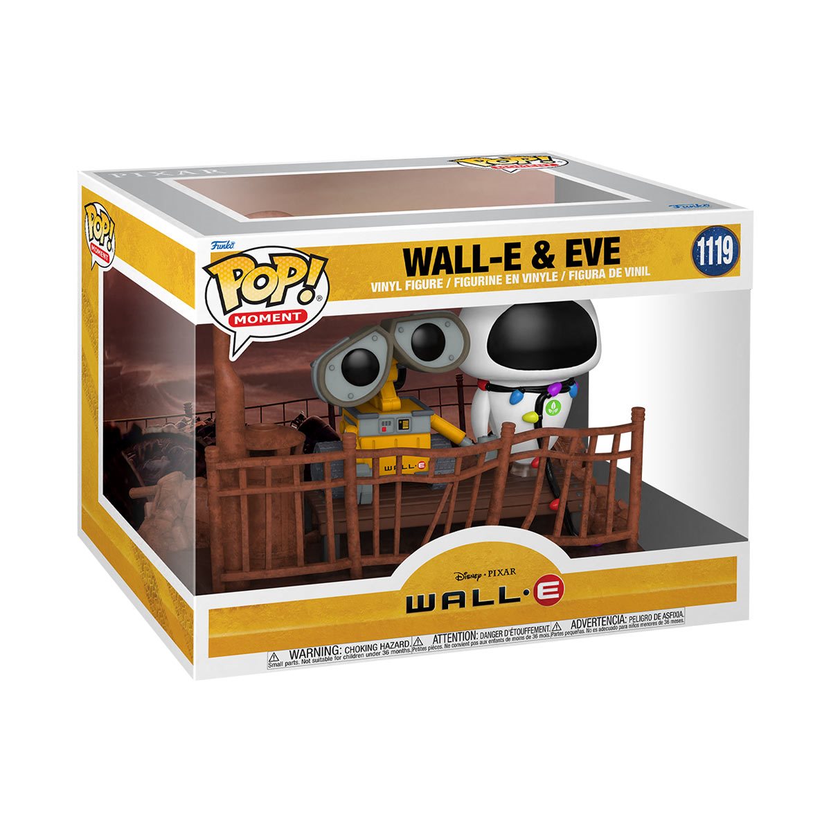 Disney/Pixar Moment: Wall-E and Eve Pop! Vinyl Figure (1119)