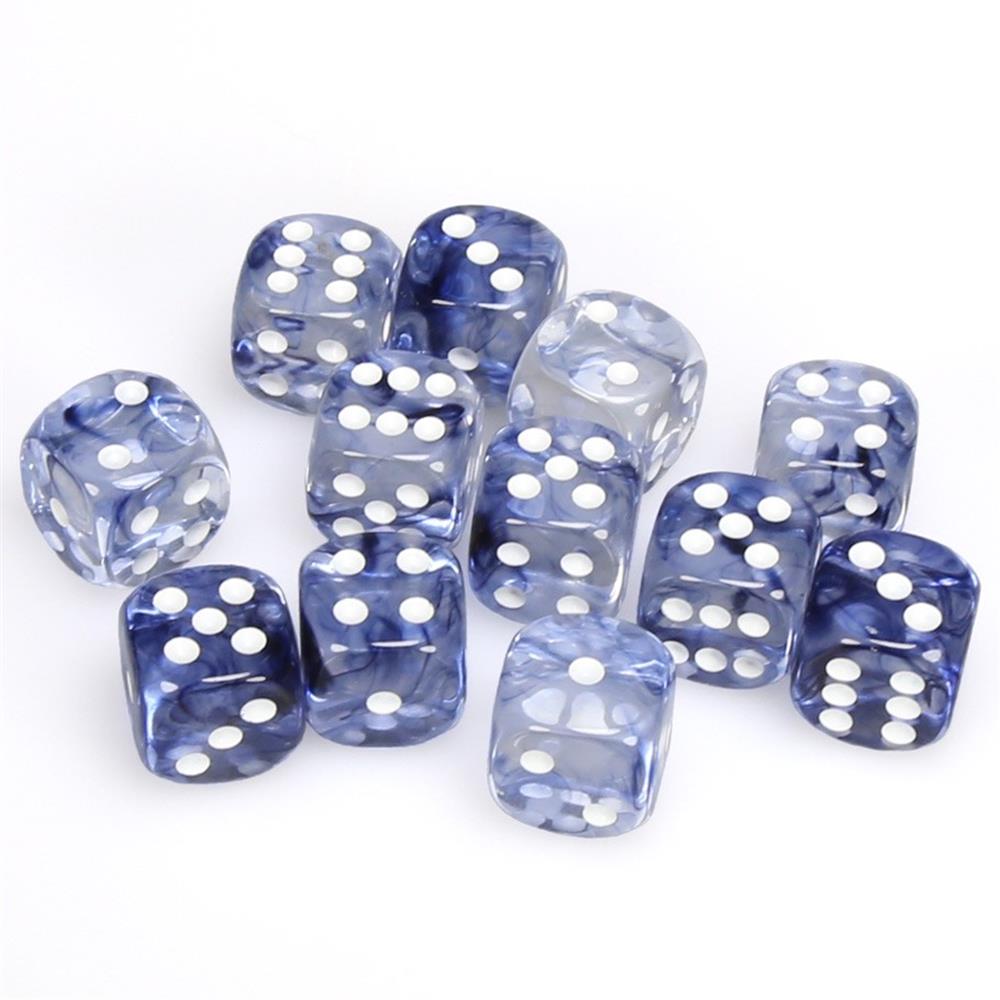 Chessex Nebula 16mm D6 Dice Block (12-Dice)