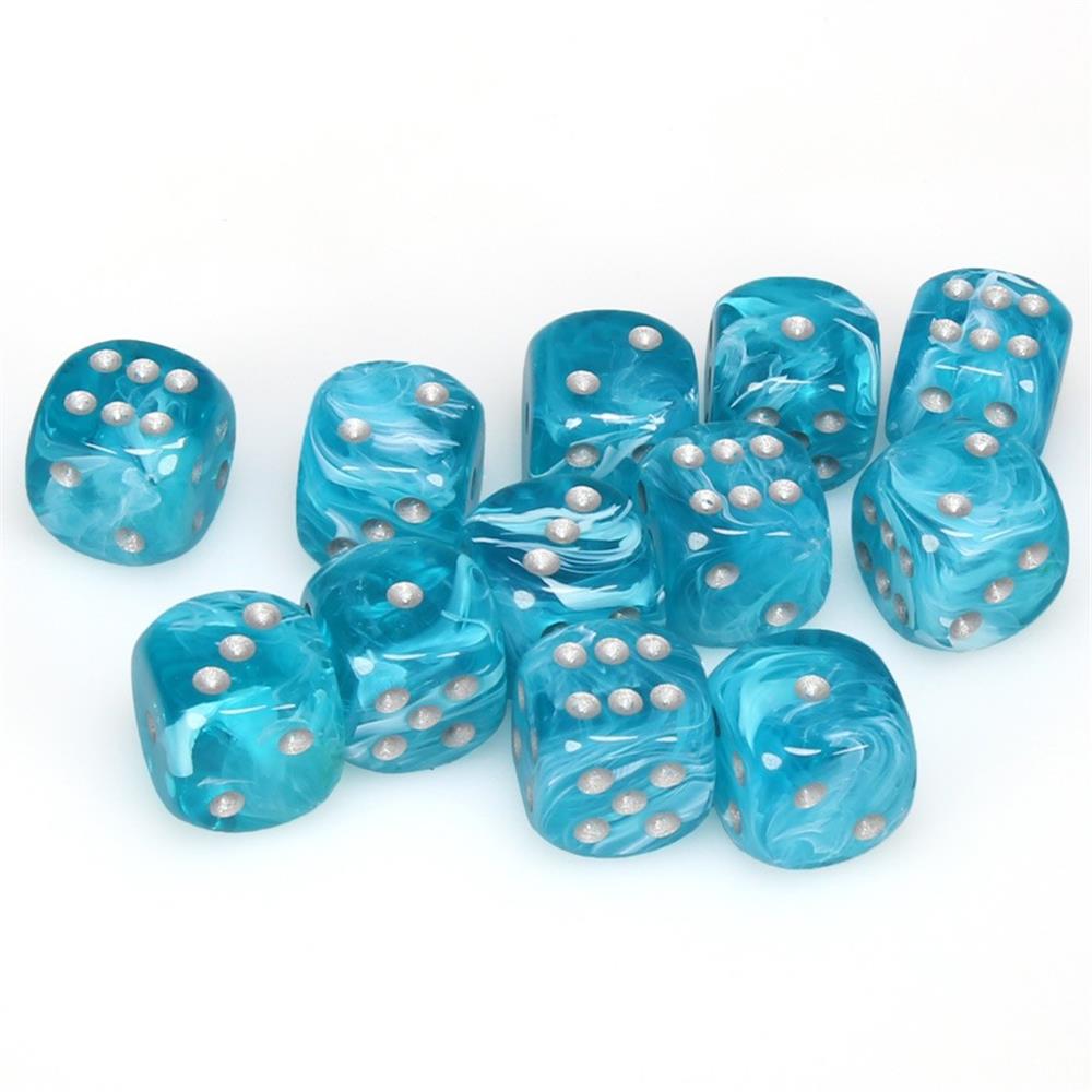 Chessex Cirrus 16mm D6 Dice Block (12-Dice)
