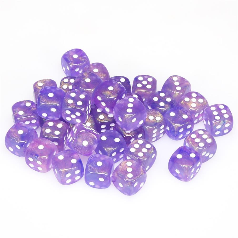 Chessex Borealis 12mm D6 Dice Block (36-Dice)