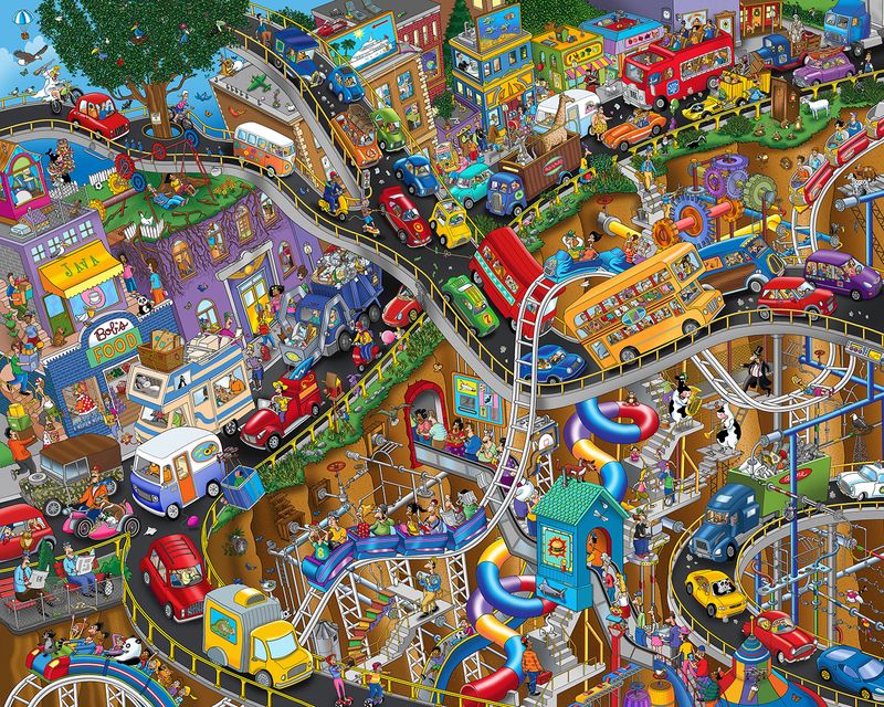 Getting Away (1000 pc puzzle)