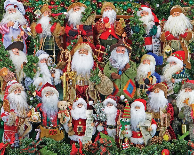 Santa Collection (1000 pc puzzle)