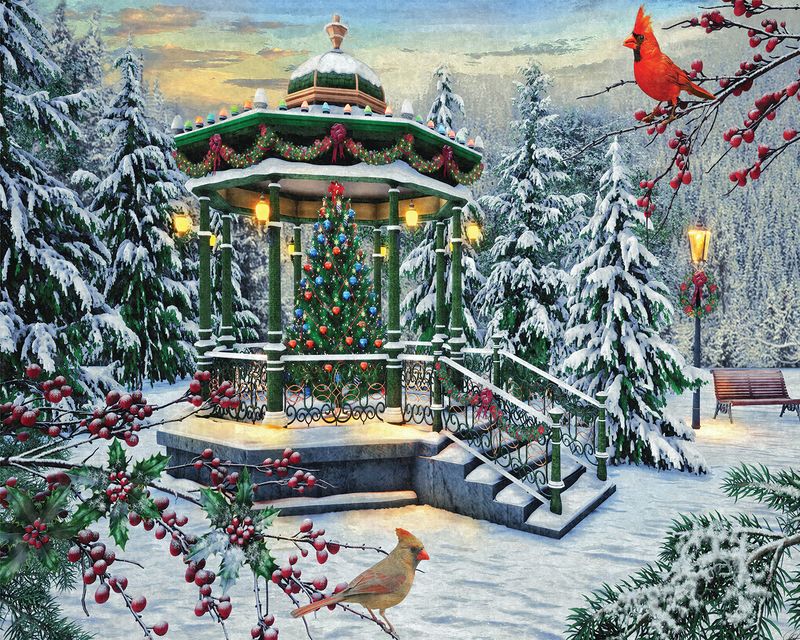 Holiday Gazebo (1000 pc puzzle)
