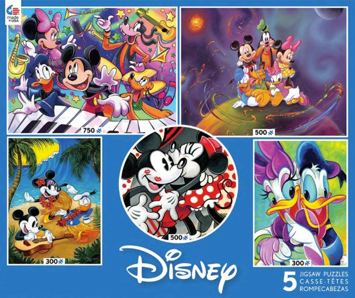 Disney Classic Collection 5-in-1 Multi Pack Puzzles