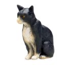 Mojo Animals: Cat Sitting Black and White