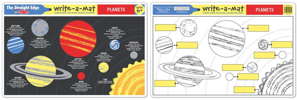 Solar System Write-A-Mat