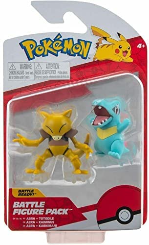 Abra + Totodile Battle Figure Pack